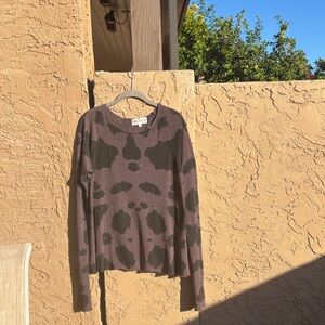 Wildfox Brown and Black Sweater